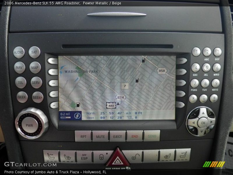 Navigation of 2006 SLK 55 AMG Roadster