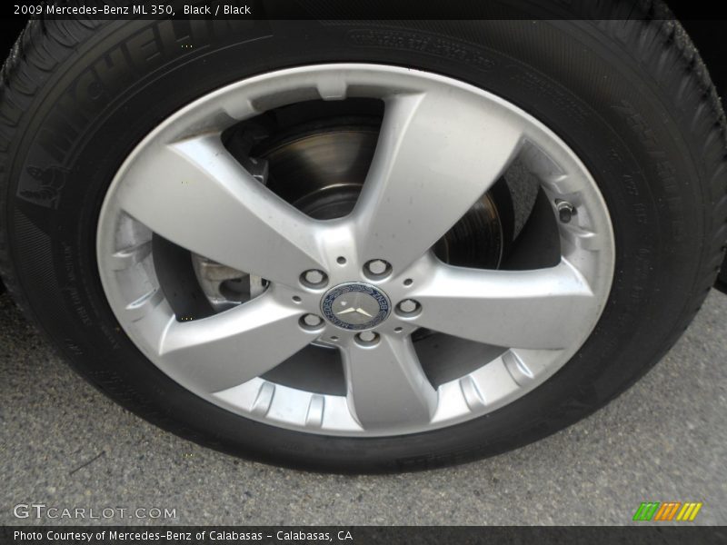 Black / Black 2009 Mercedes-Benz ML 350