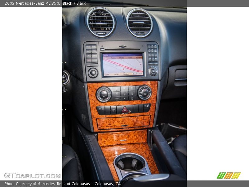 Black / Black 2009 Mercedes-Benz ML 350