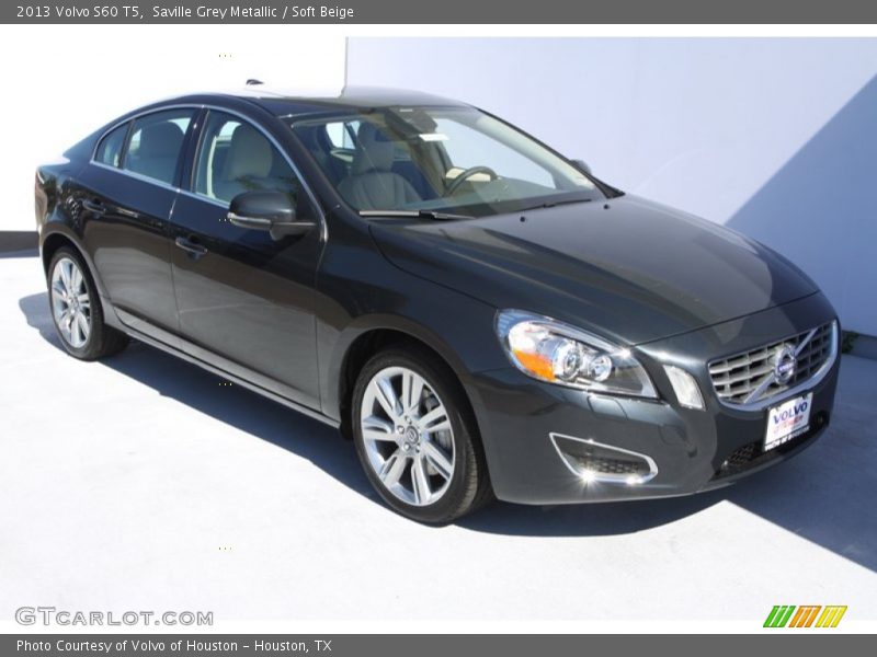 Saville Grey Metallic / Soft Beige 2013 Volvo S60 T5