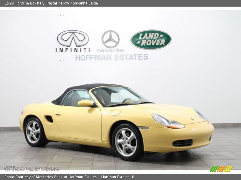 Pastel Yellow / Savanna Beige 1998 Porsche Boxster