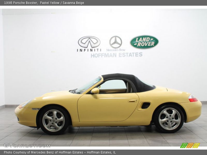 Pastel Yellow / Savanna Beige 1998 Porsche Boxster
