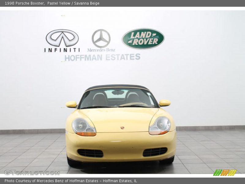 Pastel Yellow / Savanna Beige 1998 Porsche Boxster
