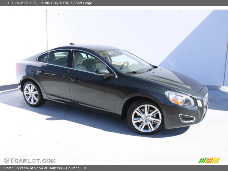 Saville Grey Metallic / Soft Beige 2013 Volvo S60 T5