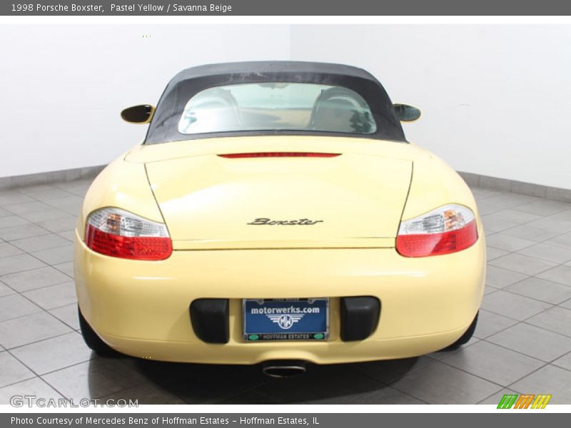 Pastel Yellow / Savanna Beige 1998 Porsche Boxster