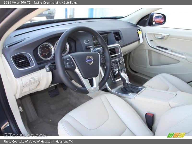 Saville Grey Metallic / Soft Beige 2013 Volvo S60 T5