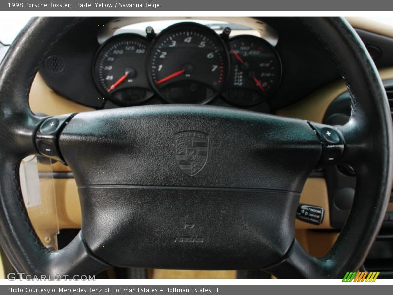 Pastel Yellow / Savanna Beige 1998 Porsche Boxster