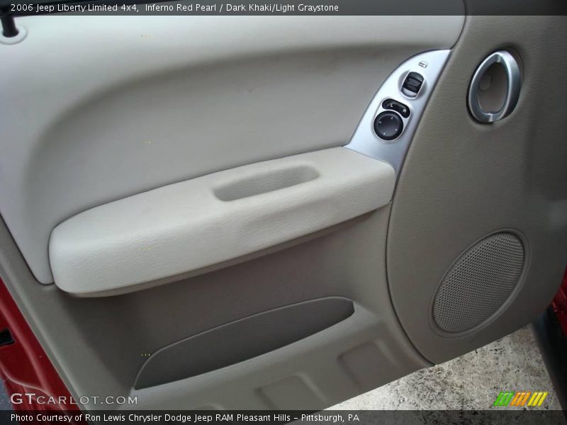 Inferno Red Pearl / Dark Khaki/Light Graystone 2006 Jeep Liberty Limited 4x4
