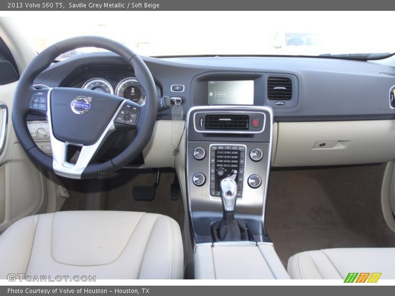 Saville Grey Metallic / Soft Beige 2013 Volvo S60 T5