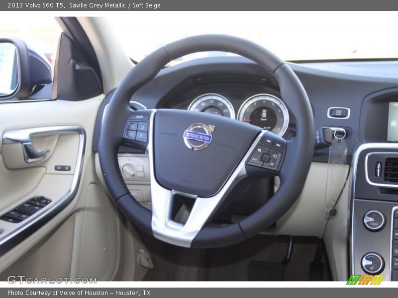 Saville Grey Metallic / Soft Beige 2013 Volvo S60 T5