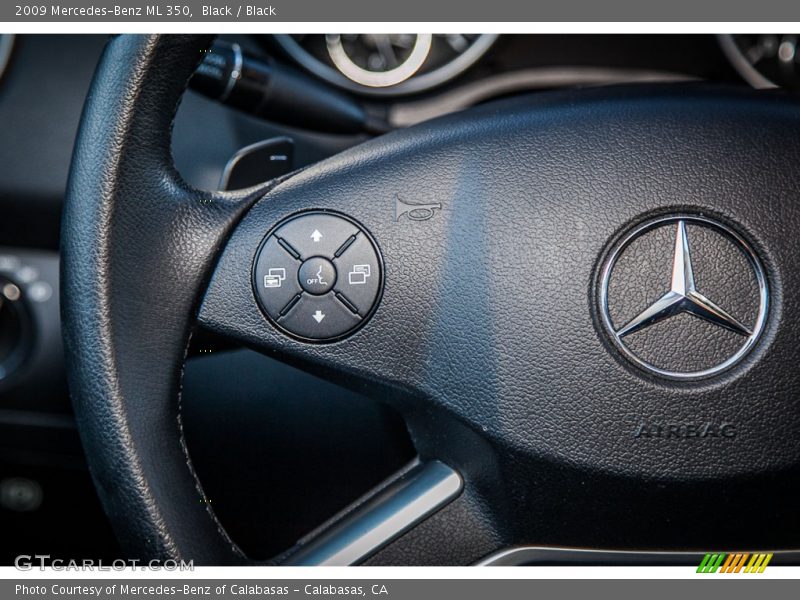 Black / Black 2009 Mercedes-Benz ML 350