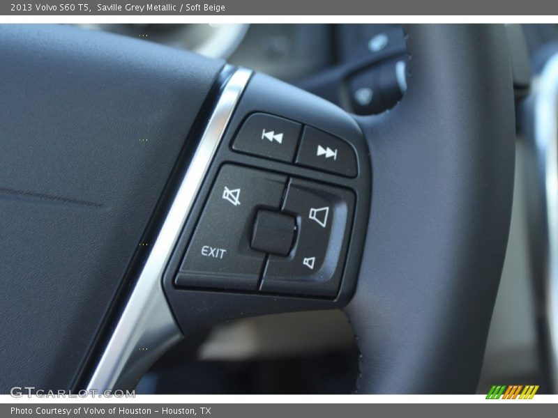 Saville Grey Metallic / Soft Beige 2013 Volvo S60 T5