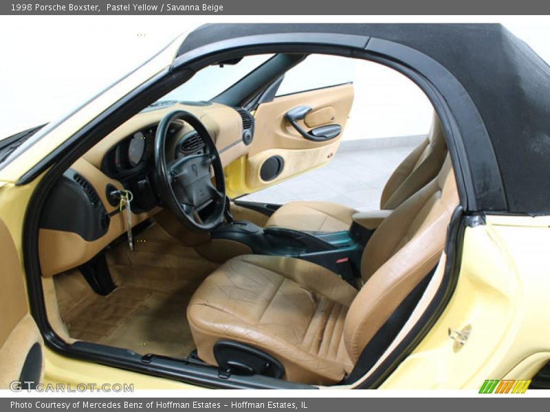 Pastel Yellow / Savanna Beige 1998 Porsche Boxster