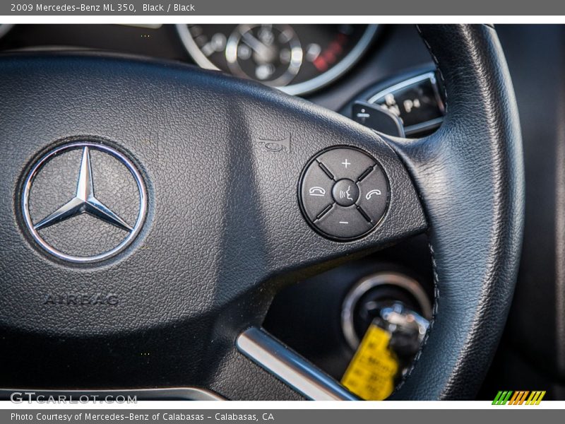 Black / Black 2009 Mercedes-Benz ML 350