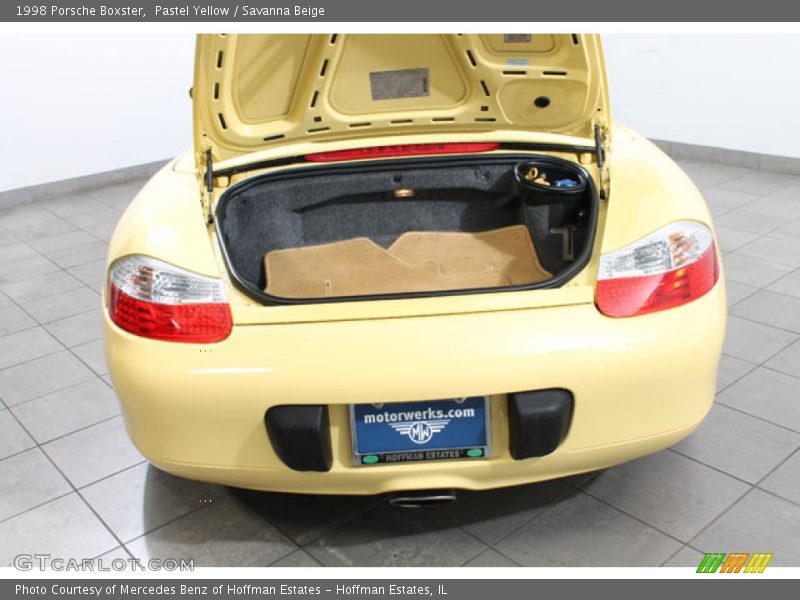 Pastel Yellow / Savanna Beige 1998 Porsche Boxster
