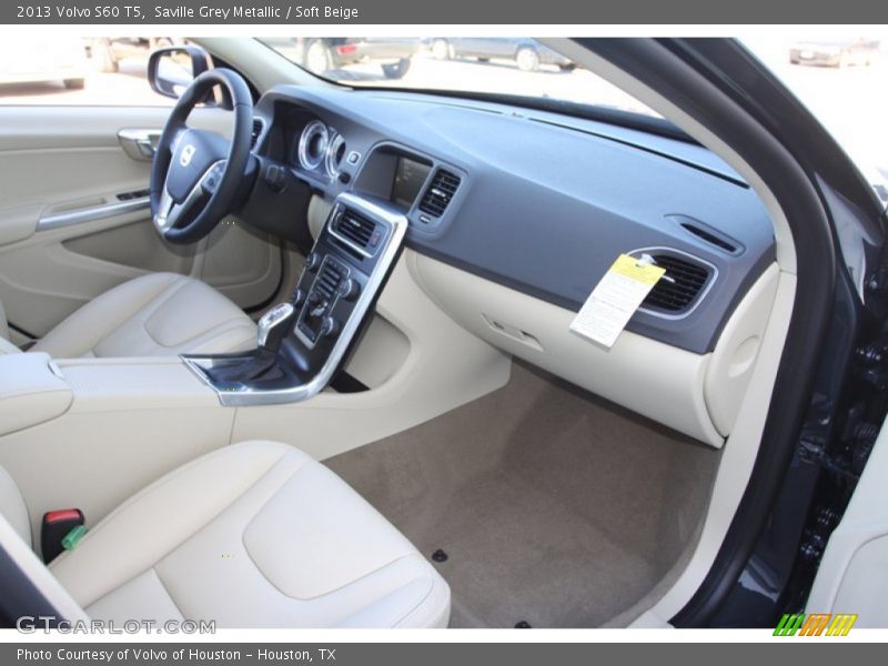 Saville Grey Metallic / Soft Beige 2013 Volvo S60 T5