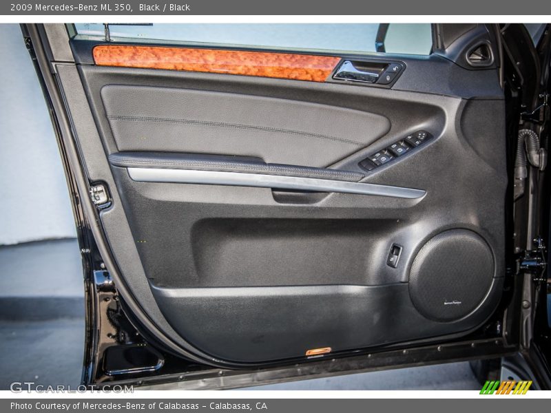 Black / Black 2009 Mercedes-Benz ML 350