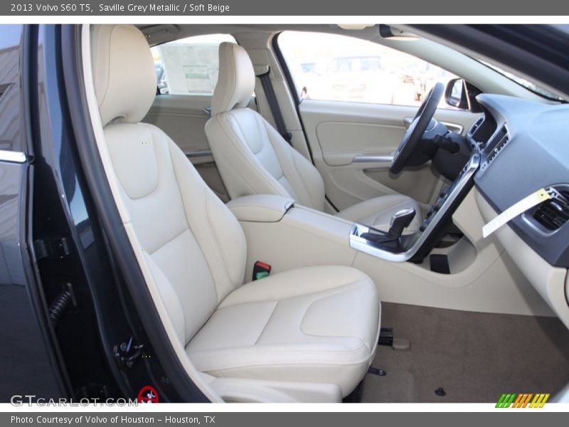Saville Grey Metallic / Soft Beige 2013 Volvo S60 T5
