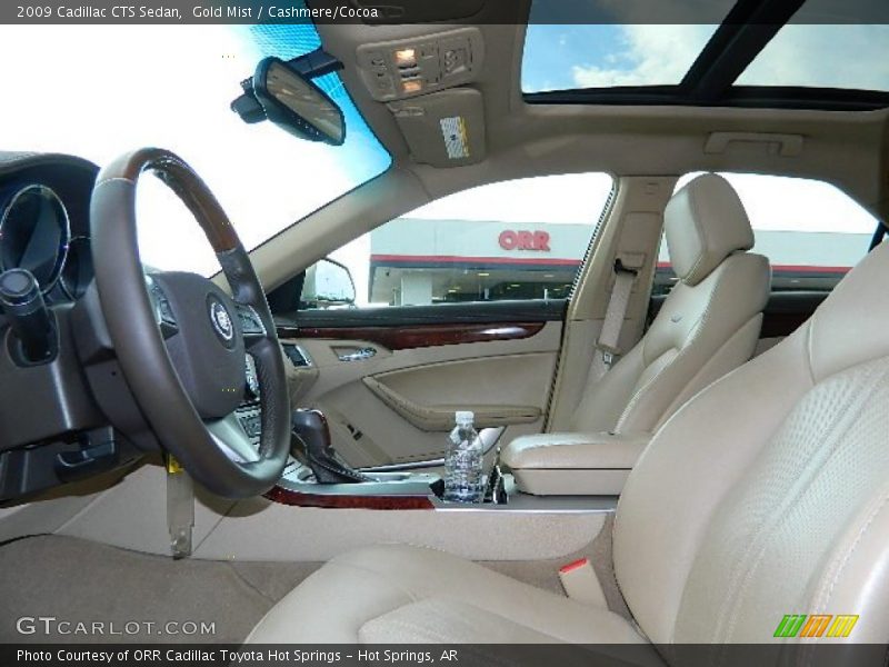 Gold Mist / Cashmere/Cocoa 2009 Cadillac CTS Sedan
