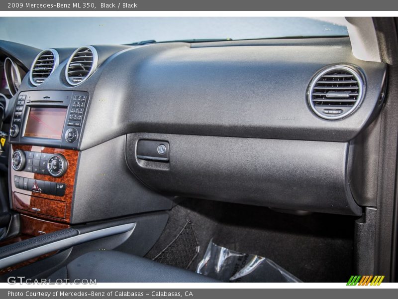 Black / Black 2009 Mercedes-Benz ML 350