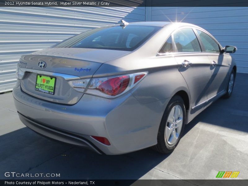 Hyper Silver Metallic / Gray 2012 Hyundai Sonata Hybrid