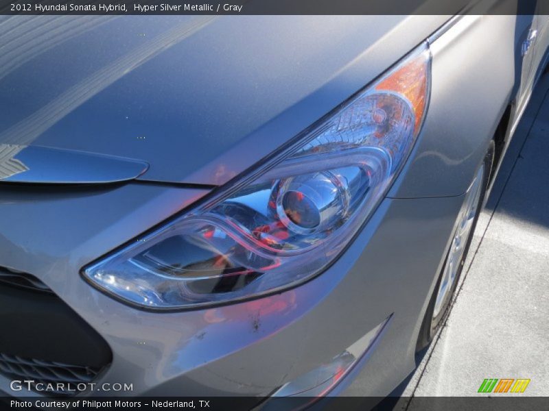 Hyper Silver Metallic / Gray 2012 Hyundai Sonata Hybrid