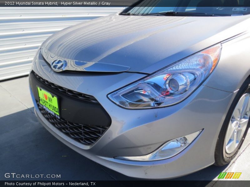 Hyper Silver Metallic / Gray 2012 Hyundai Sonata Hybrid