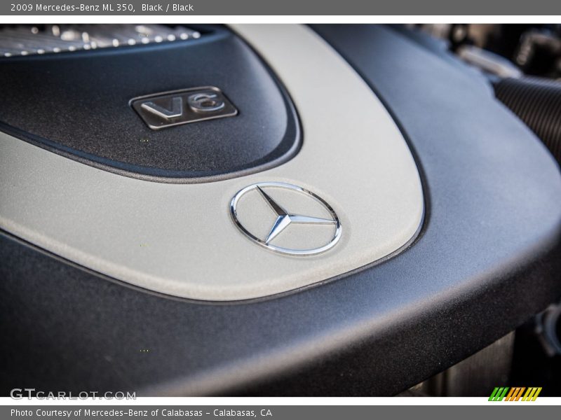 Black / Black 2009 Mercedes-Benz ML 350