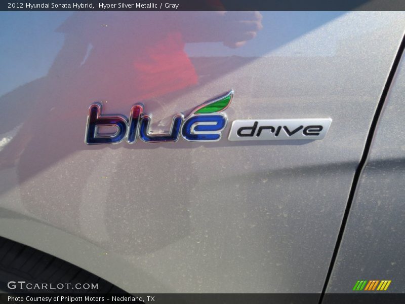 Hyper Silver Metallic / Gray 2012 Hyundai Sonata Hybrid