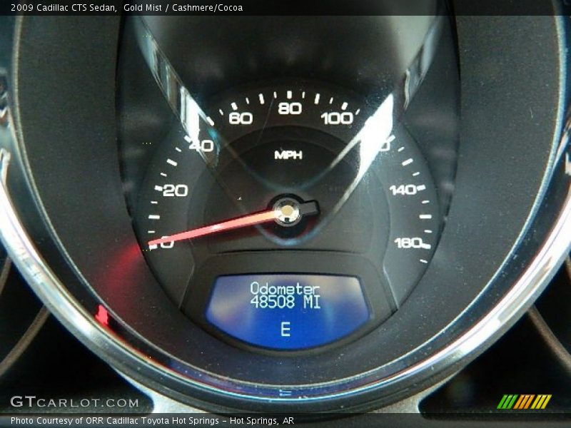 Gold Mist / Cashmere/Cocoa 2009 Cadillac CTS Sedan
