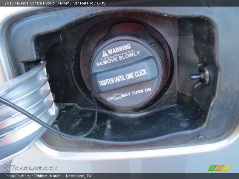 Hyper Silver Metallic / Gray 2012 Hyundai Sonata Hybrid