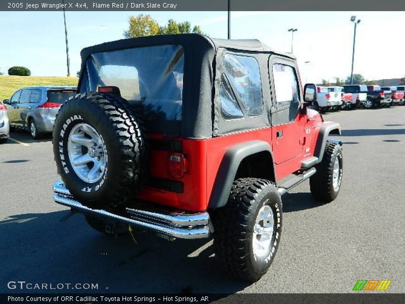 Flame Red / Dark Slate Gray 2005 Jeep Wrangler X 4x4