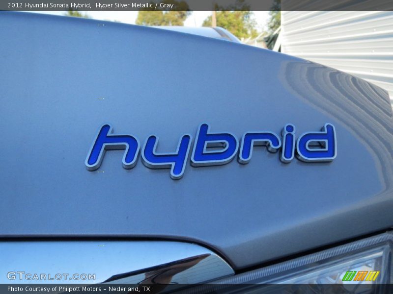 Hyper Silver Metallic / Gray 2012 Hyundai Sonata Hybrid