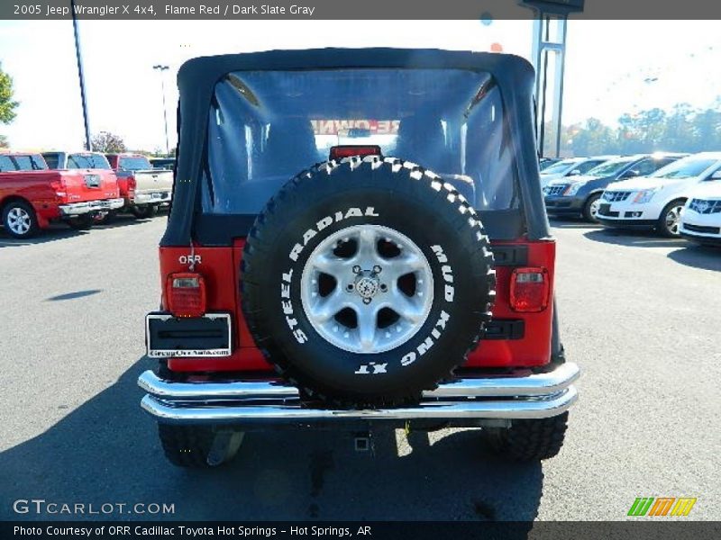 Flame Red / Dark Slate Gray 2005 Jeep Wrangler X 4x4