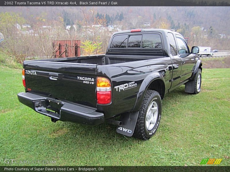 Black Sand Pearl / Oak 2002 Toyota Tacoma V6 TRD Xtracab 4x4