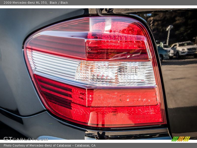 Black / Black 2009 Mercedes-Benz ML 350
