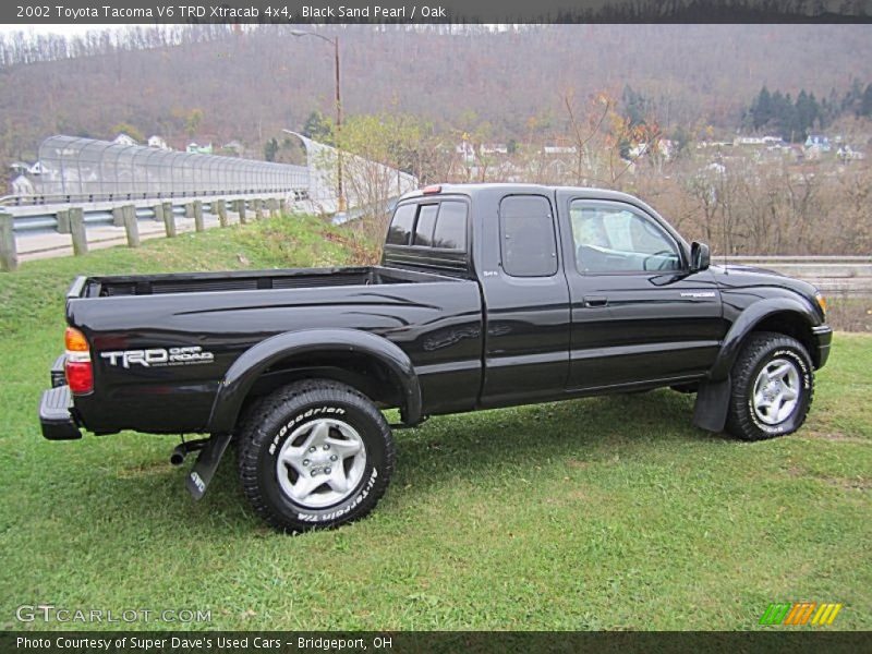 Black Sand Pearl / Oak 2002 Toyota Tacoma V6 TRD Xtracab 4x4