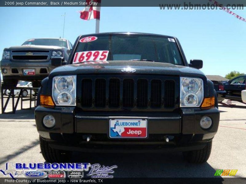 Black / Medium Slate Gray 2006 Jeep Commander
