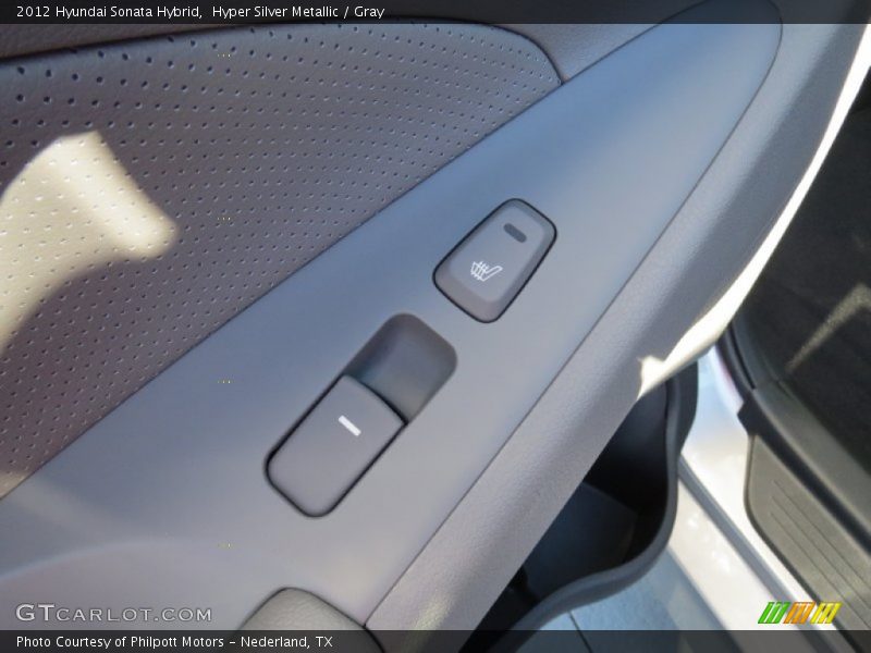 Hyper Silver Metallic / Gray 2012 Hyundai Sonata Hybrid
