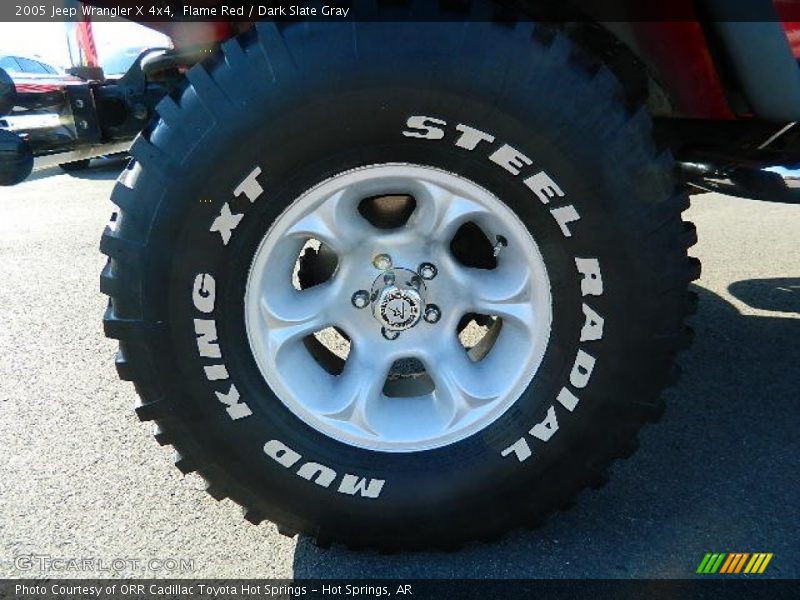 Flame Red / Dark Slate Gray 2005 Jeep Wrangler X 4x4