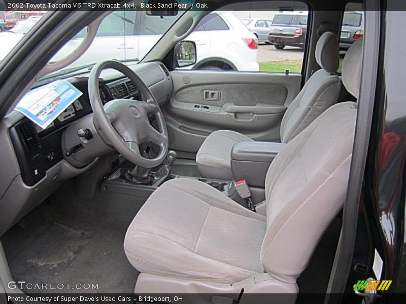  2002 Tacoma V6 TRD Xtracab 4x4 Oak Interior