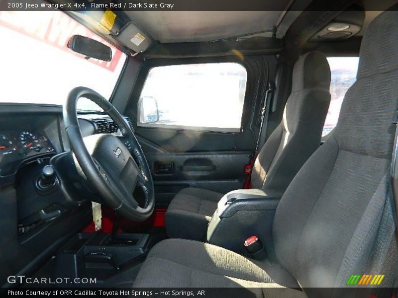 Flame Red / Dark Slate Gray 2005 Jeep Wrangler X 4x4