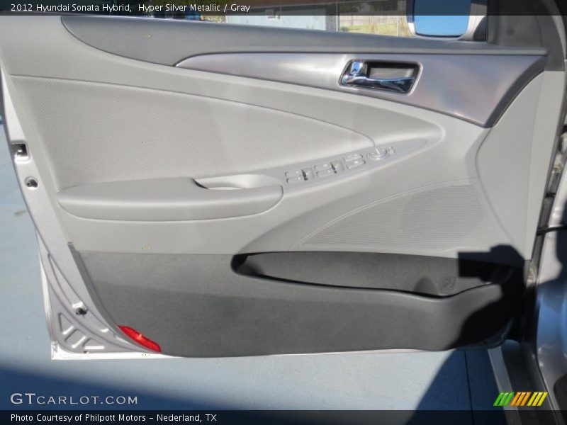 Hyper Silver Metallic / Gray 2012 Hyundai Sonata Hybrid