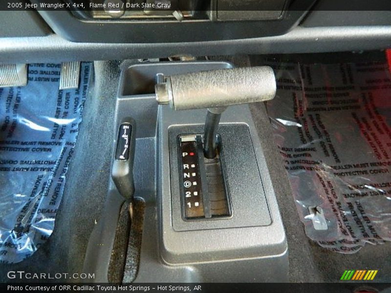 Flame Red / Dark Slate Gray 2005 Jeep Wrangler X 4x4