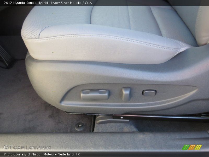 Hyper Silver Metallic / Gray 2012 Hyundai Sonata Hybrid