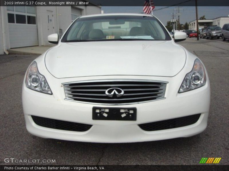 Moonlight White / Wheat 2009 Infiniti G 37 Coupe