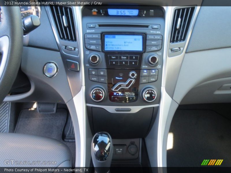 Hyper Silver Metallic / Gray 2012 Hyundai Sonata Hybrid