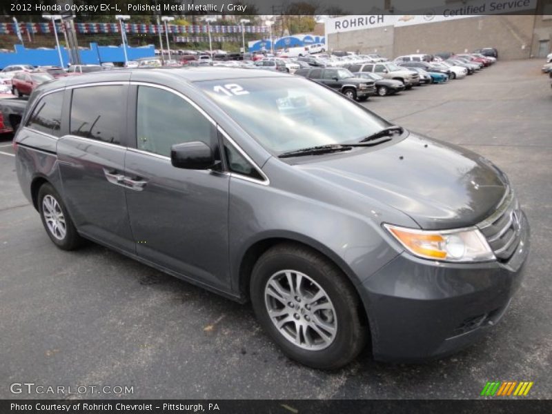 Polished Metal Metallic / Gray 2012 Honda Odyssey EX-L