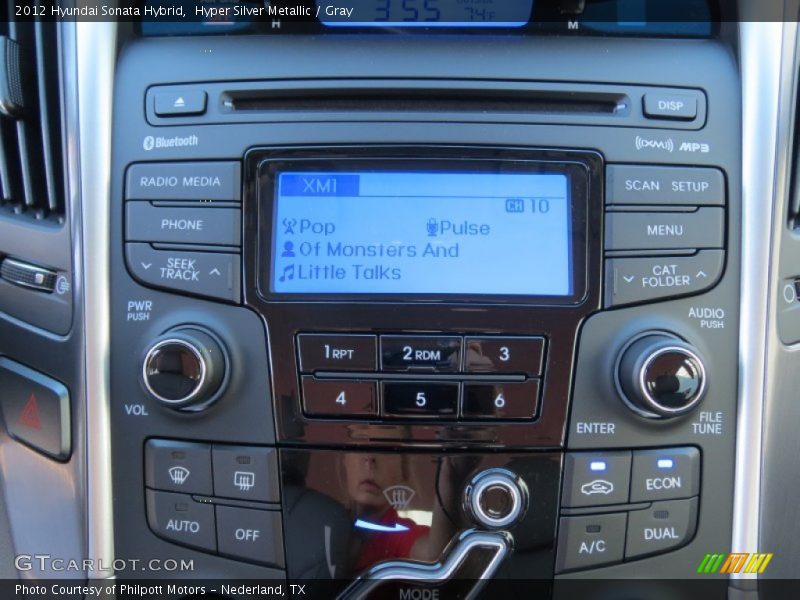 Hyper Silver Metallic / Gray 2012 Hyundai Sonata Hybrid