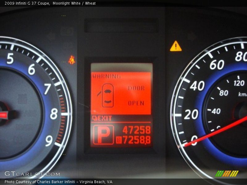 Moonlight White / Wheat 2009 Infiniti G 37 Coupe